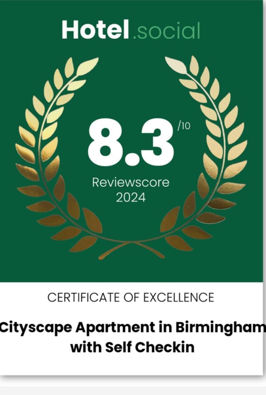 Cityscape Apartment In Birmingham With Self Checkin Exterior photo